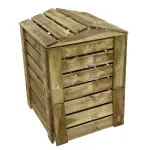 Cerland - Composteur en bois traité - 210 L - image